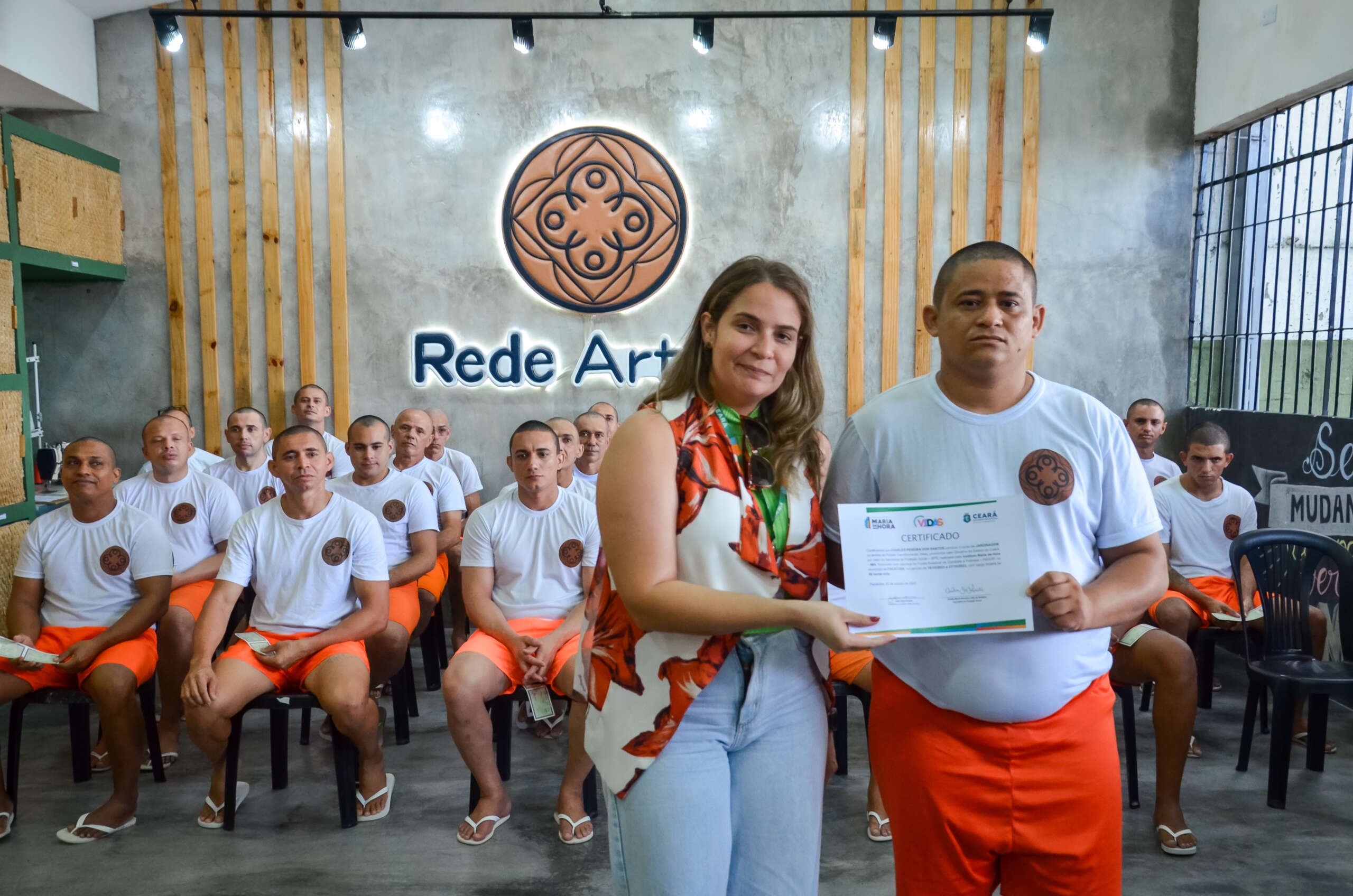 SAP e SPS certificam internos da Unidade Prisional da Pacatuba em curso profissionalizante no segmento de jardinagem