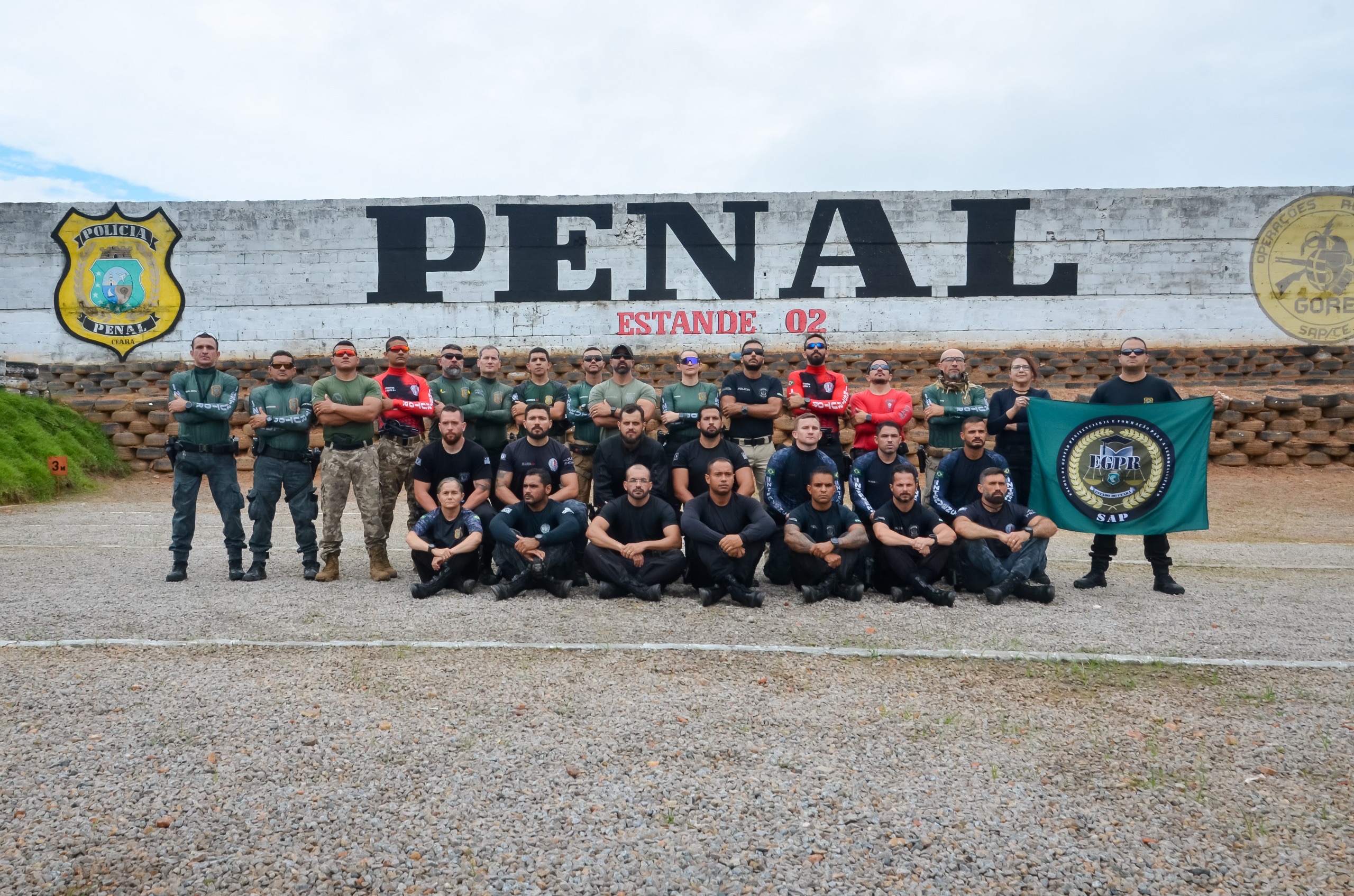 Teste de Aptidão Física do III Curso Avançado de Intervenção Rápida em Recinto Carcerário é concluído e contará com a participação de 14 policiais
