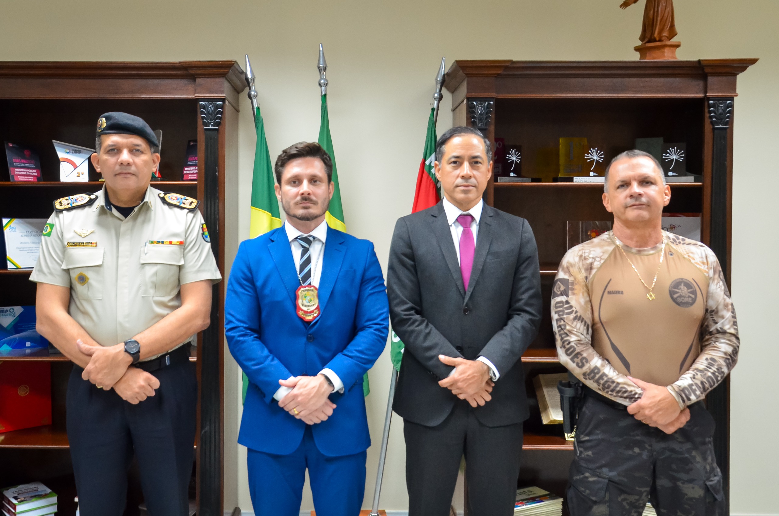 Forças de segurança e Ministério Público do Estado do Ceará assinam termo de cooperação técnica para fortalecer o combate ao crime