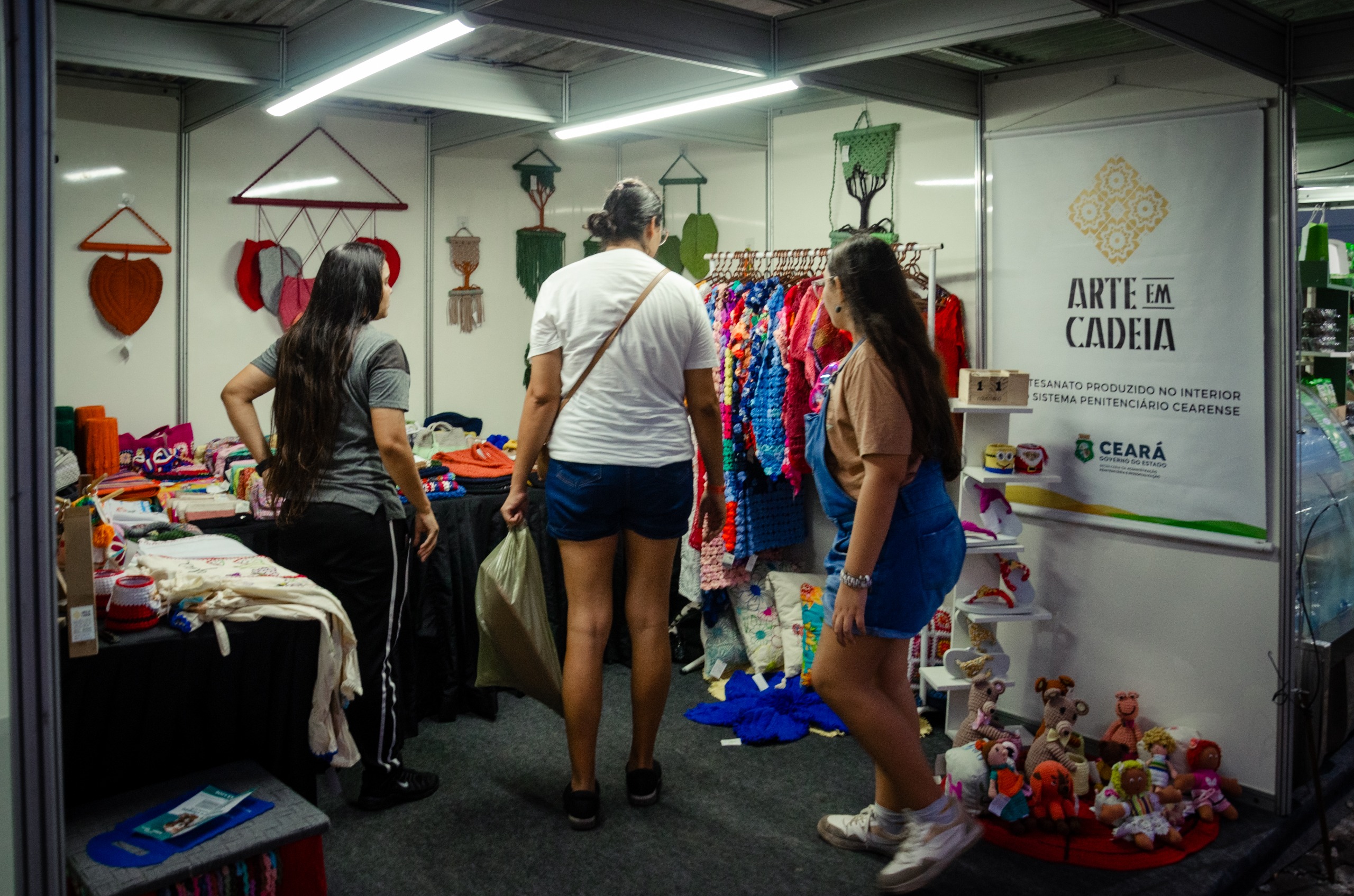 Artesanato produzido por pessoas privadas de liberdade do Ceará está presente na Expoece 2024