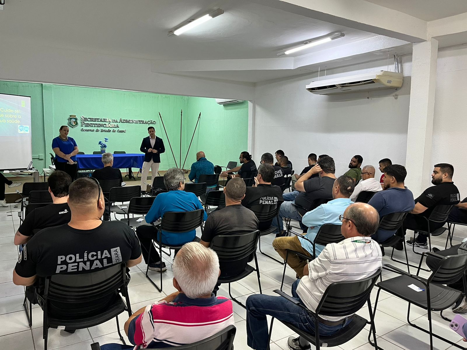 SAP realiza palestra de conscientização sobre Câncer de Próstata em alusão ao novembro Azul para servidores e colaboradores do sistema prisional
