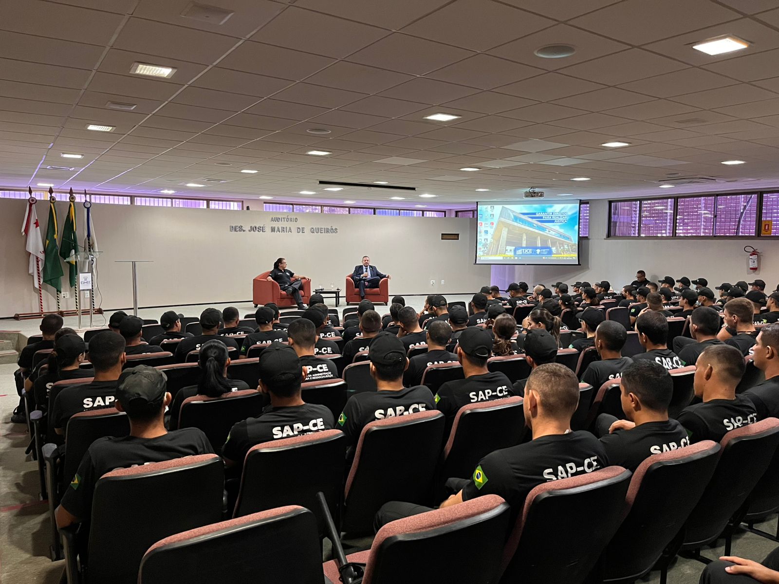 SAP promove ciclo de palestras sobre legislação e igualdade racial para alunos da 2ª turma do curso de formação da Polícia Penal do Ceará