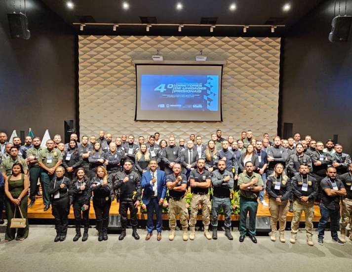 Secretário Mauro Albuquerque ministra palestra no 4º Encontro Nacional de Diretores de Unidades Prisionais em Brasília