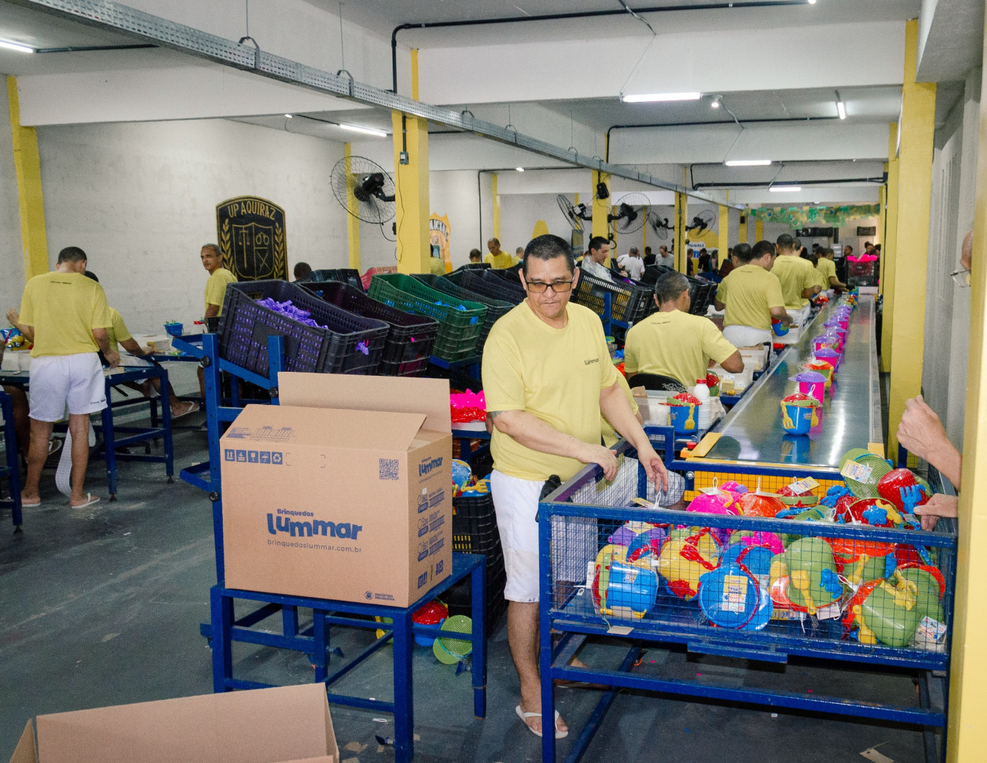 Fábrica de brinquedos é inaugurada na Unidade Prisional de Aquiraz