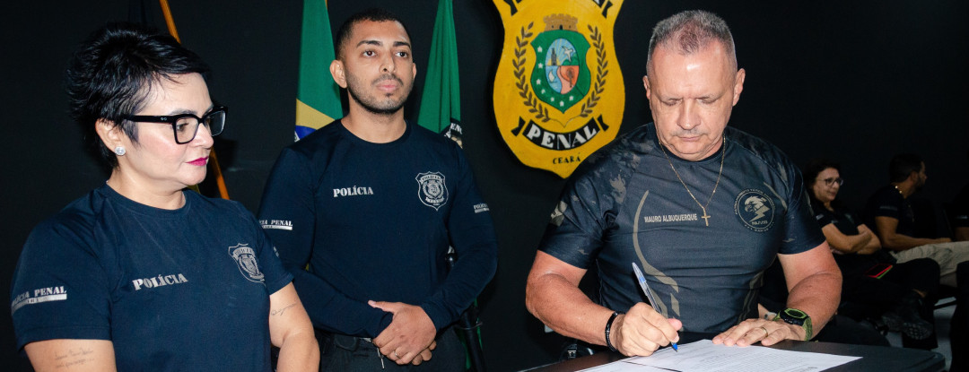 SAP realiza assinatura dos termos de posse para 257 novos policiais penais