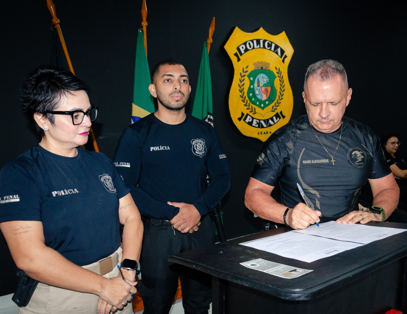 SAP realiza assinatura dos termos de posse para 257 novos policiais penais