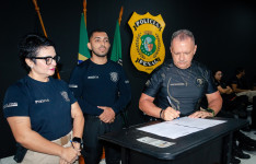 SAP realiza assinatura dos termos de posse para 257 novos policiais penais