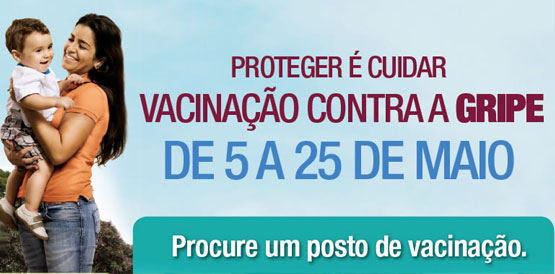 Lançamento da campanha contra gripe no Ceará será dia 4 de maio