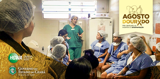 Hospital Waldemar Alcântara acolhe e orienta mães sobre amamentação