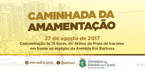 Caminhada da Amamentação será neste domingo, 27 de agosto