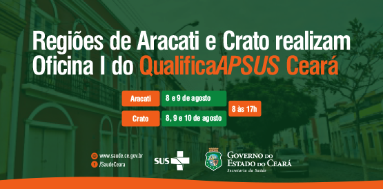 Saúde qualifica profissionais da atenção primária em Aracati e Crato