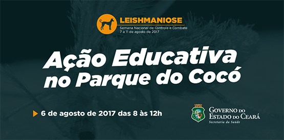 Saúde realiza ação educativa sobre leishmaniose neste domingo, dia 6