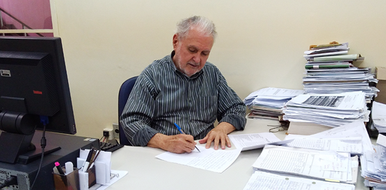 Seu Nanan representa trabalhadores da Saúde na Assembleia