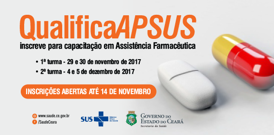 Abertas inscrições para capacitação em Assistência Farmacêutica