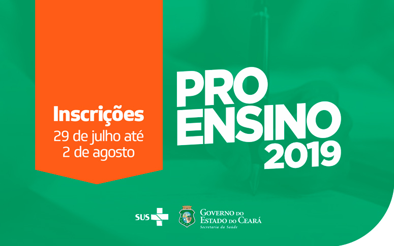 Inscrições prorrogadas para bolsistas da Sesa