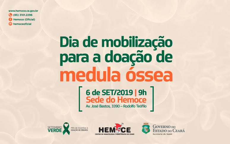 Hemoce realiza ação de incentivo à doação de medula óssea