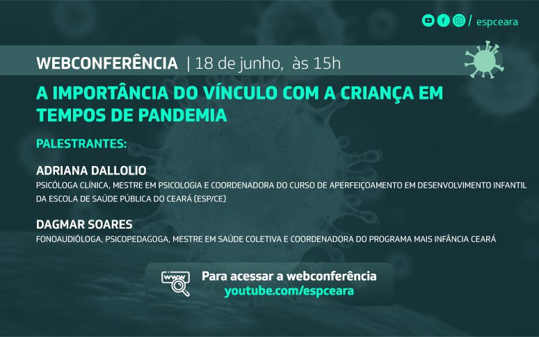 ESP/CE discute temas relacionados à pandemia em webséries