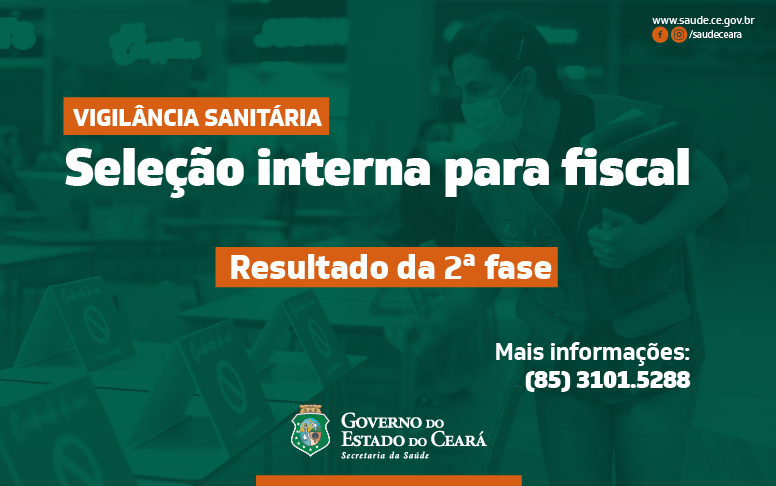 Sesa divulga resultado da segunda etapa de processo seletivo para fiscais