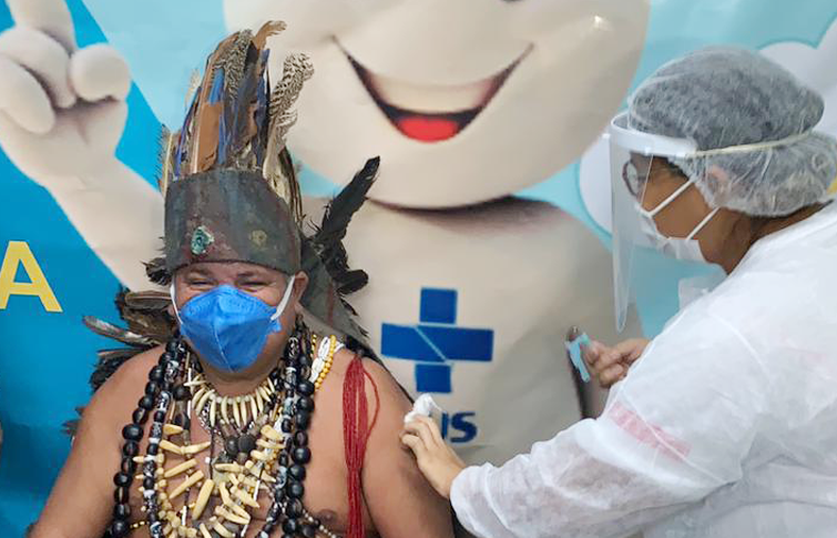 Ceará vacina 80,43% da população indígena com a primeira dose contra a Covid-19