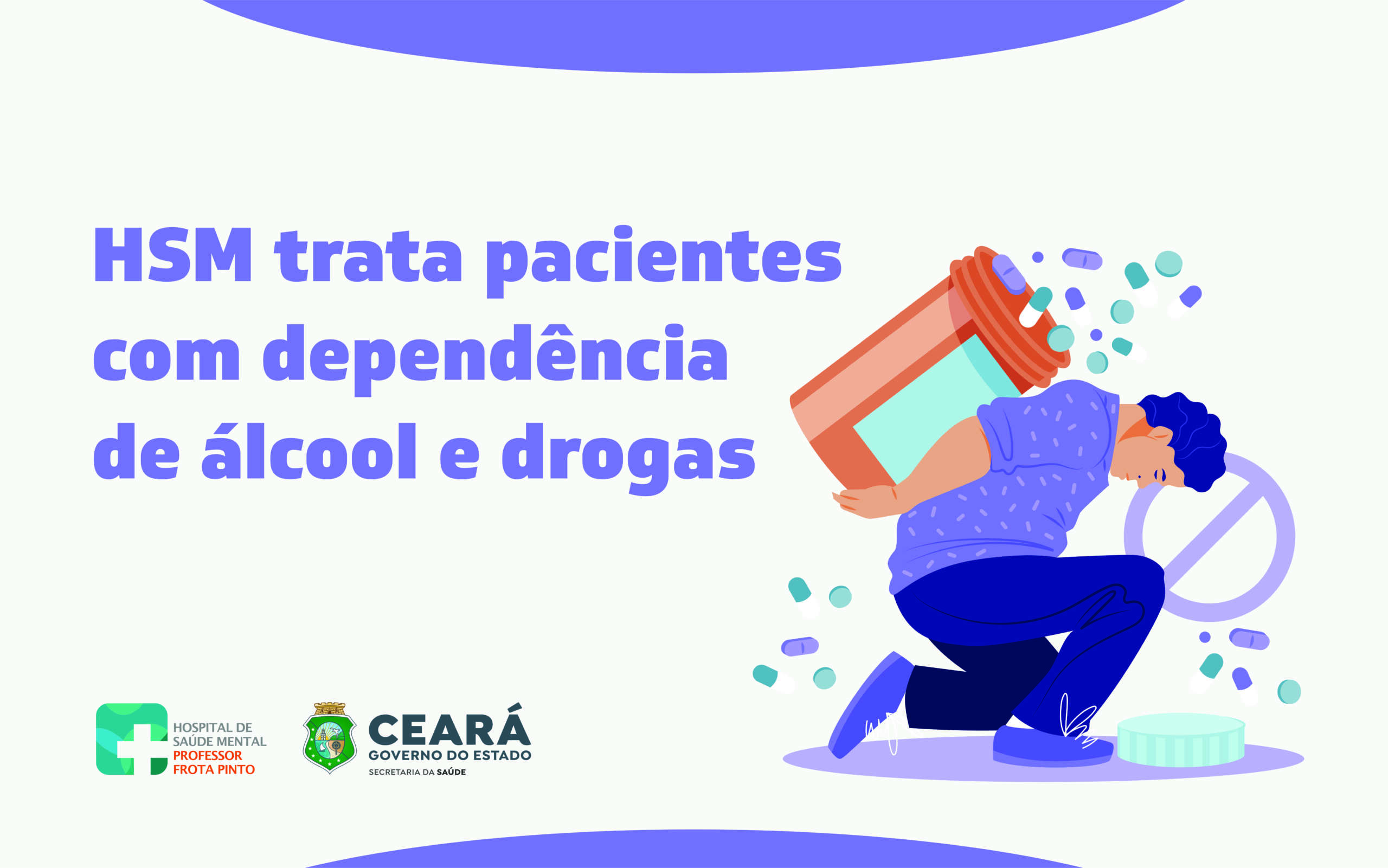 Pacientes com dependência de álcool e drogas são acolhidos e recuperados no Hospital de Saúde Mental