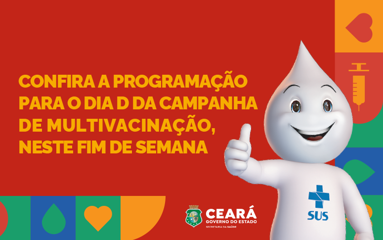 Governo do Ceará disponibiliza vacinas em equipamentos para público infantil neste fim de semana