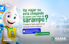 Secretaria da Saúde do Ceará realiza vacinação contra o sarampo no Aeroporto Internacional de Fortaleza