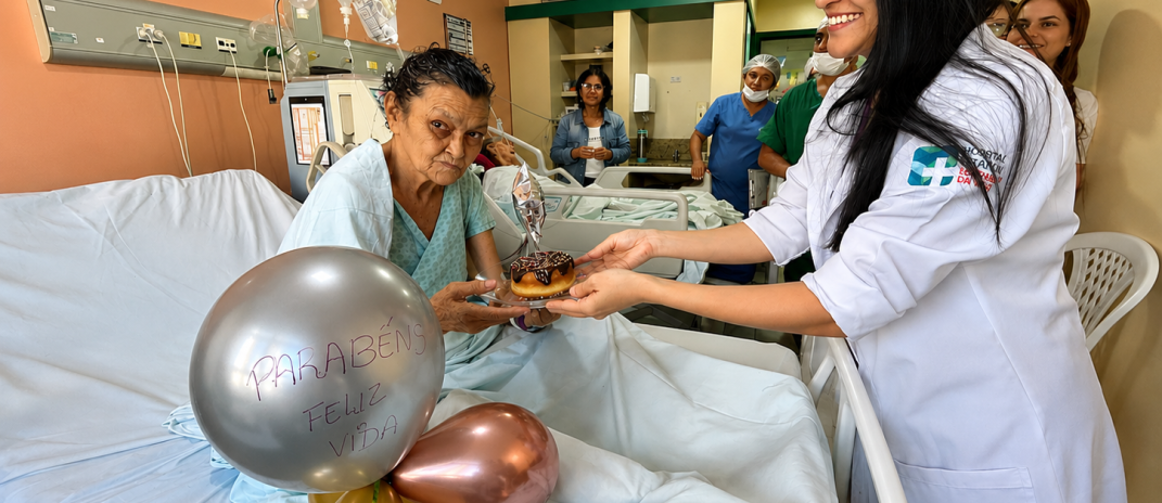 Hospital Estadual Leonardo Da Vinci promove acolhimento com projeto que realiza desejos alimentares de pacientes