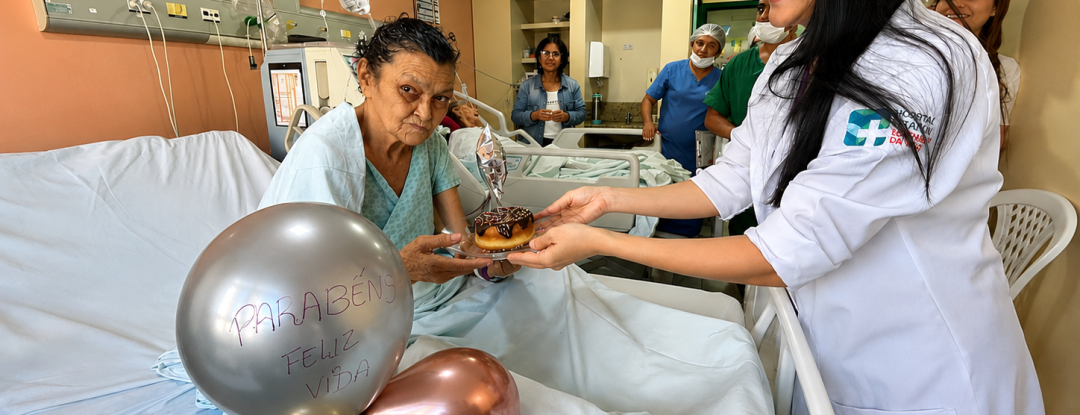 Hospital Estadual Leonardo Da Vinci promove acolhimento com projeto que realiza desejos alimentares de pacientes