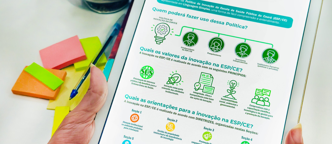 ESP/CE relança Política de Inovação com linguagem simples