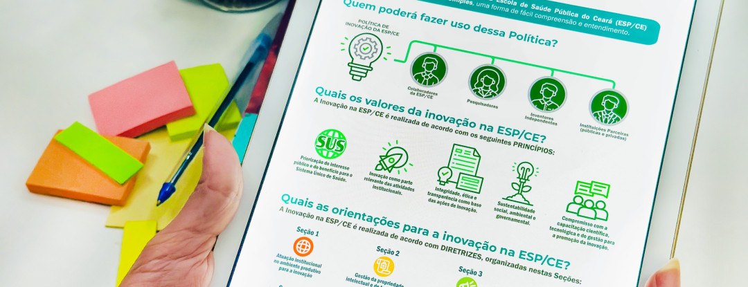 ESP/CE relança Política de Inovação com linguagem simples