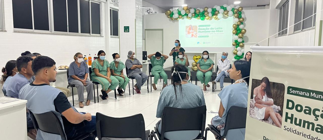 Acolhimento e orientação marcam Semana Mundial de Doação de Leite Humano no Hias