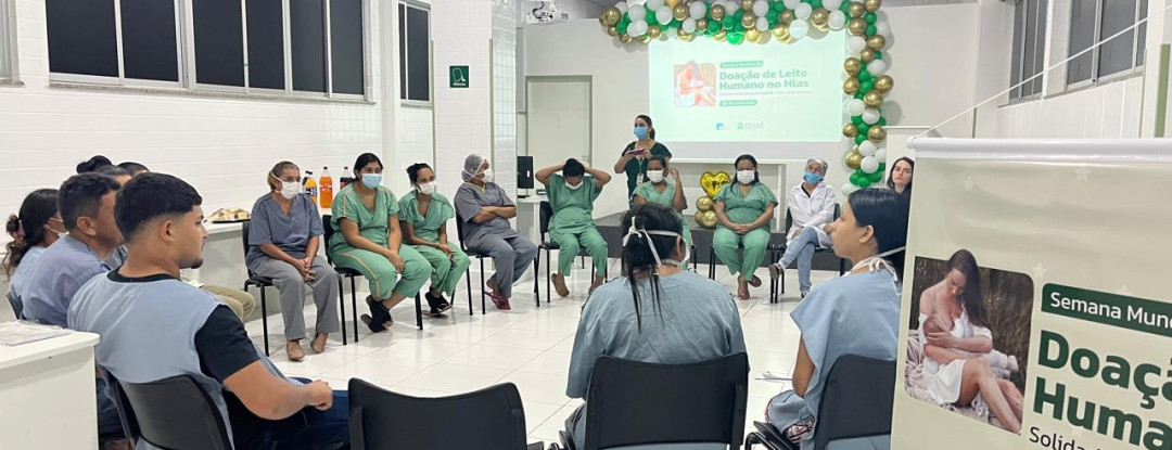 Acolhimento e orientação marcam Semana Mundial de Doação de Leite Humano no Hias