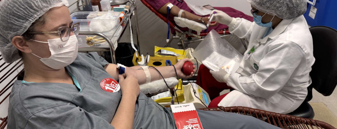 HGWA supera marca de 100 bolsas em campanha de doação de sangue realizada em parceria com o Hemoce