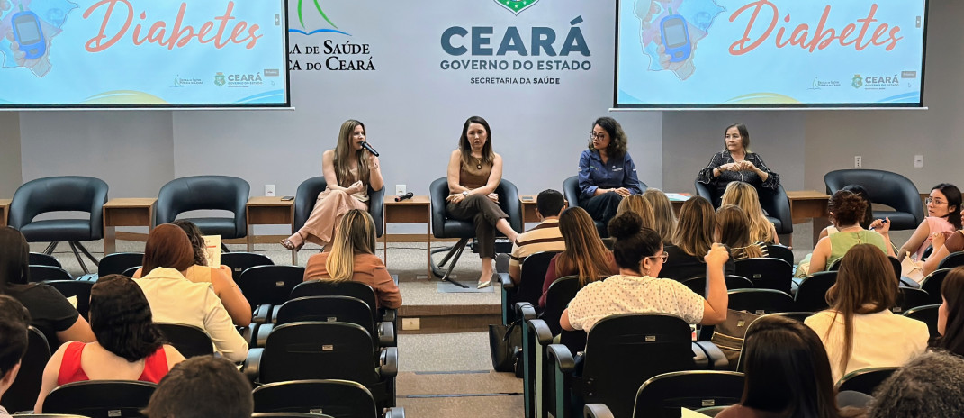 “Cuidado à pessoa com diabetes”: profissionais de saúde se reúnem na ESP/CE para trocar experiências e atualizar conhecimentos
