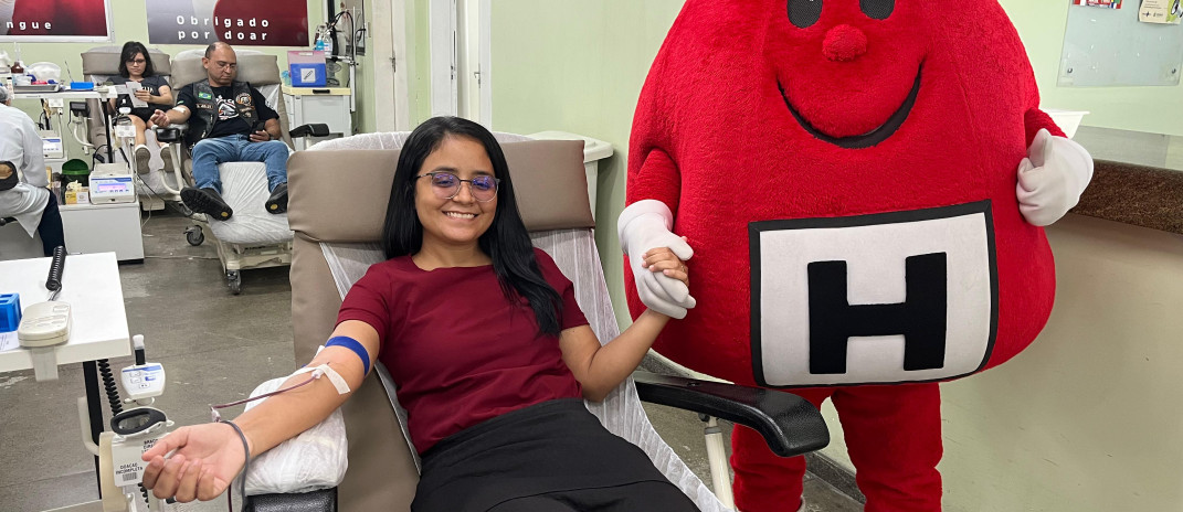 Hemoce celebra Dia Mundial do Doador de Sangue nesta segunda-feira (15)