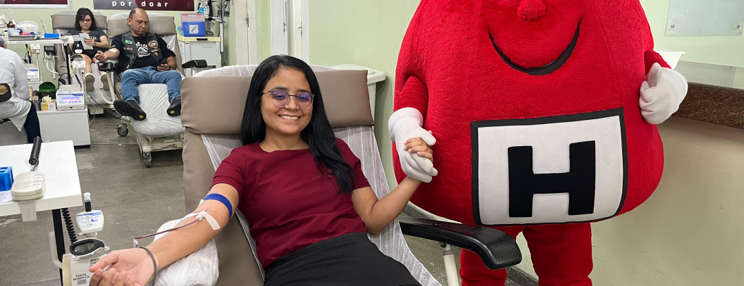 Hemoce celebra Dia Mundial do Doador de Sangue nesta segunda-feira (15)