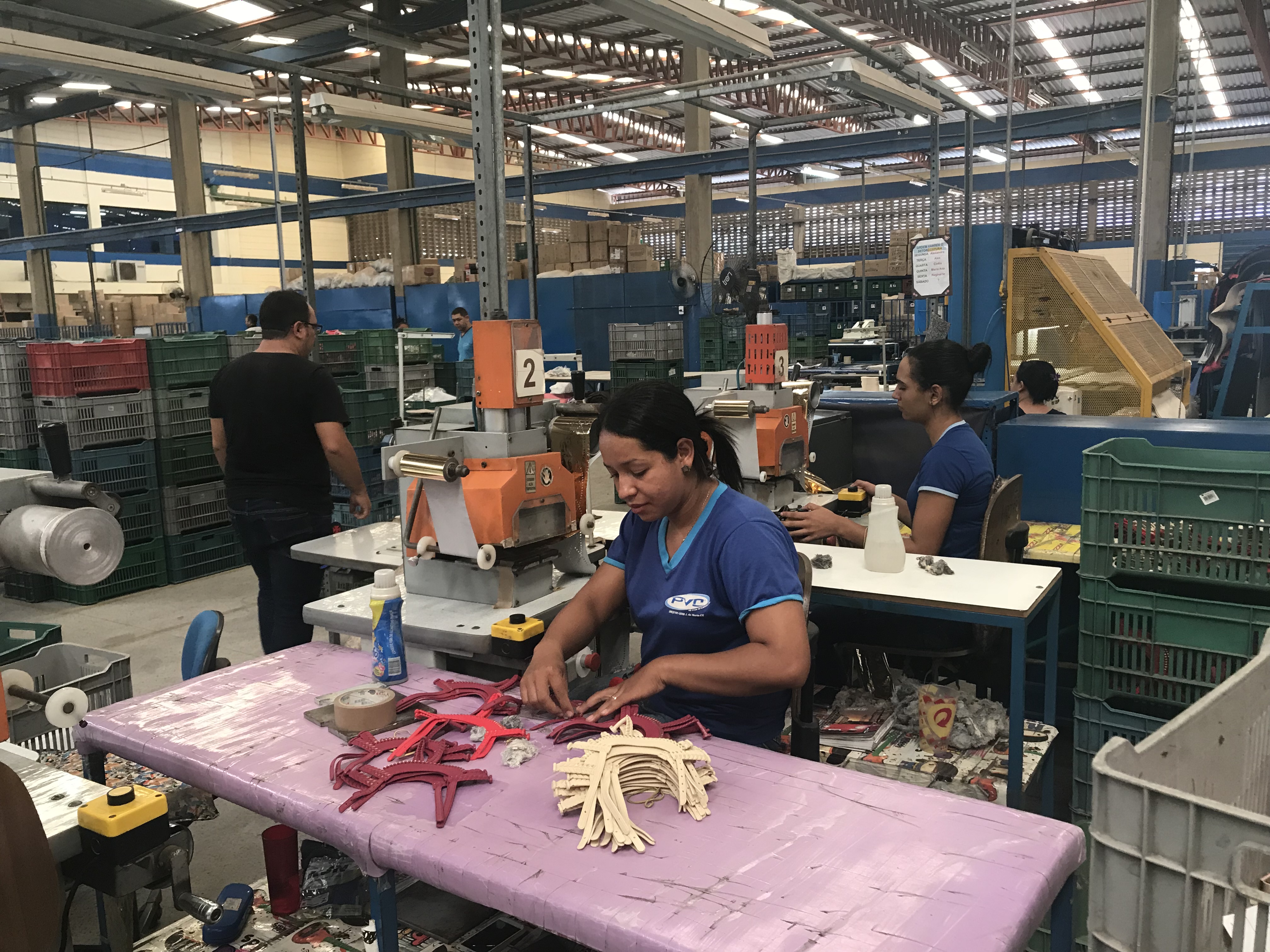 Setor calçadista lidera geração de empregos na indústria de transformação do Ceará