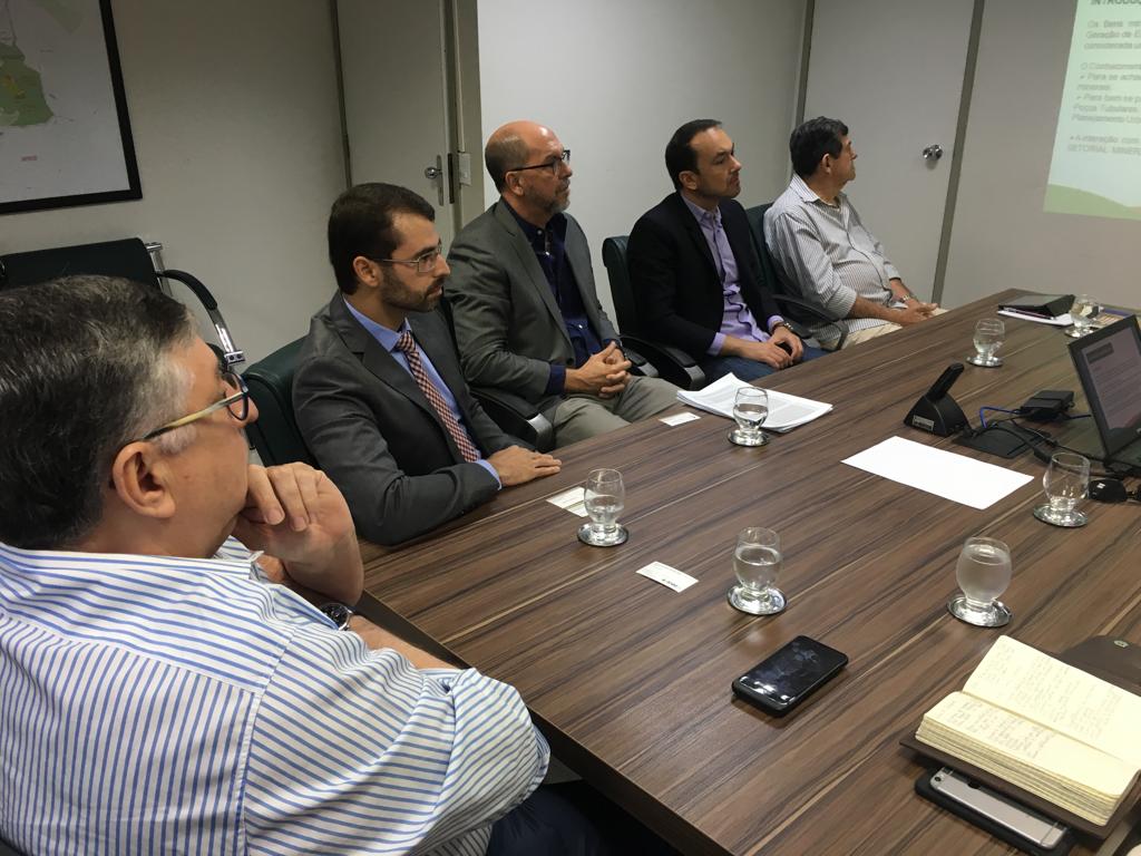 Secretário da Sedet recebe diretor da Agência Nacional de Mineração