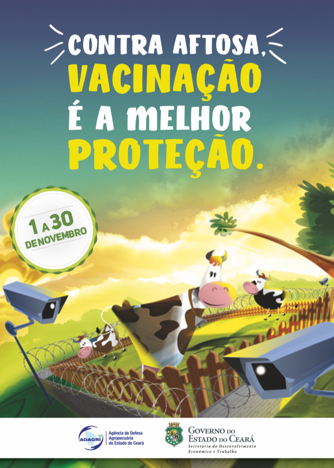 Adagri inicia 2ª Etapa da Campanha contra Febre Aftosa nesta sexta-feira (01)