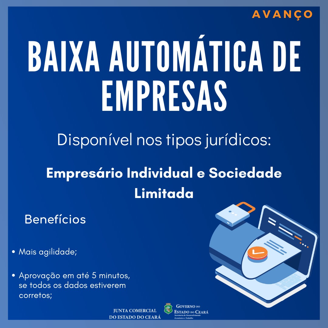 Baixa de empresas poderá ser feita de forma automática 