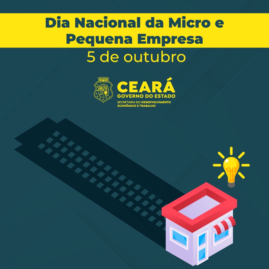 5 de outubro. Dia Nacional da Microempresa e Empresa de Pequeno Porte