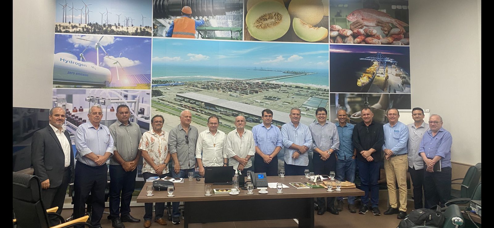 Salmito Filho recebe presidente da Federação da Agricultura e Pecuária do Estado do Ceará