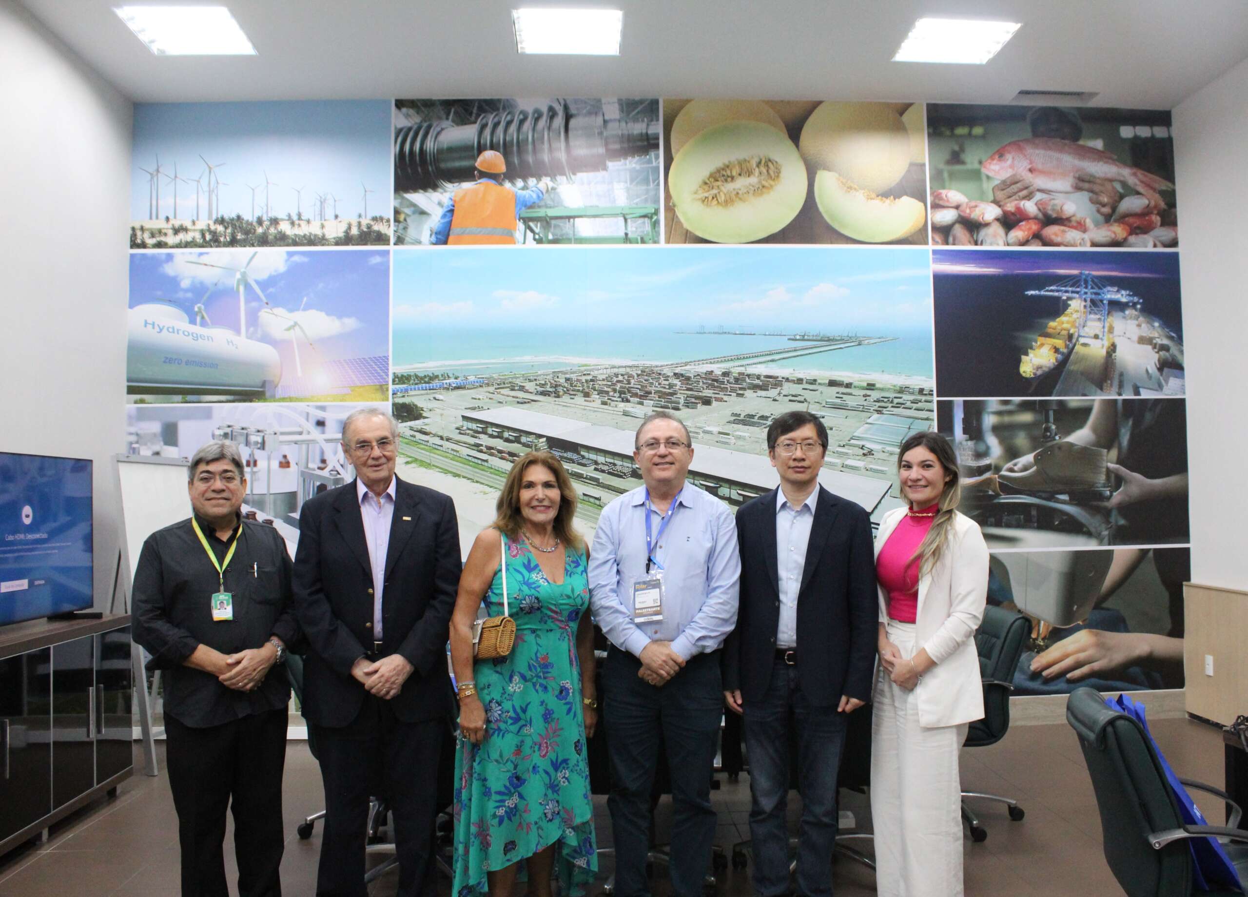 Representantes de empresa chinesa CHINT visitam Ceará e se reúnem com a SDE