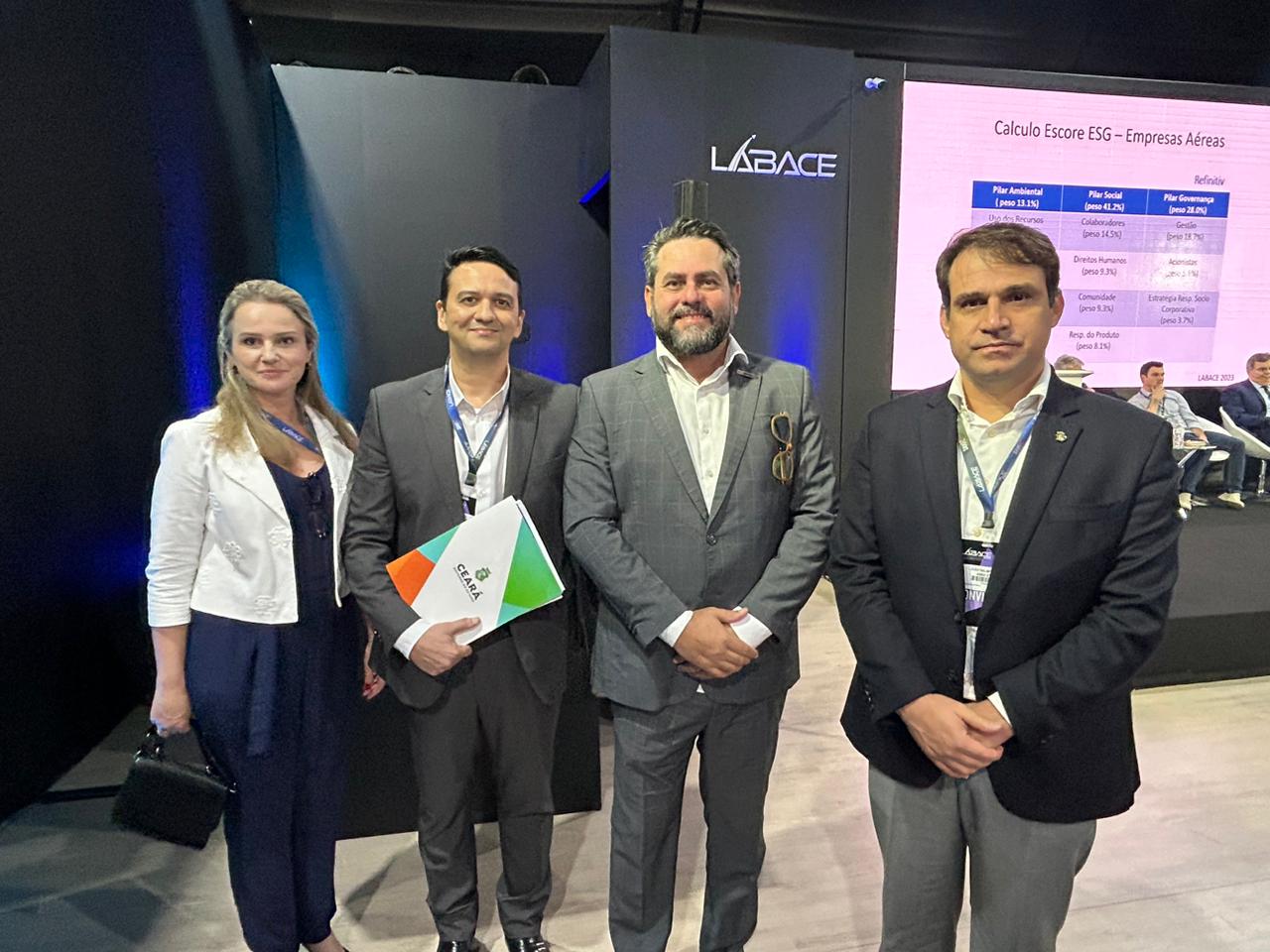 Governo do Ceará, por meio da SDE, participa da Labace, uma das maiores feiras do mercado de aviação, em São Paulo