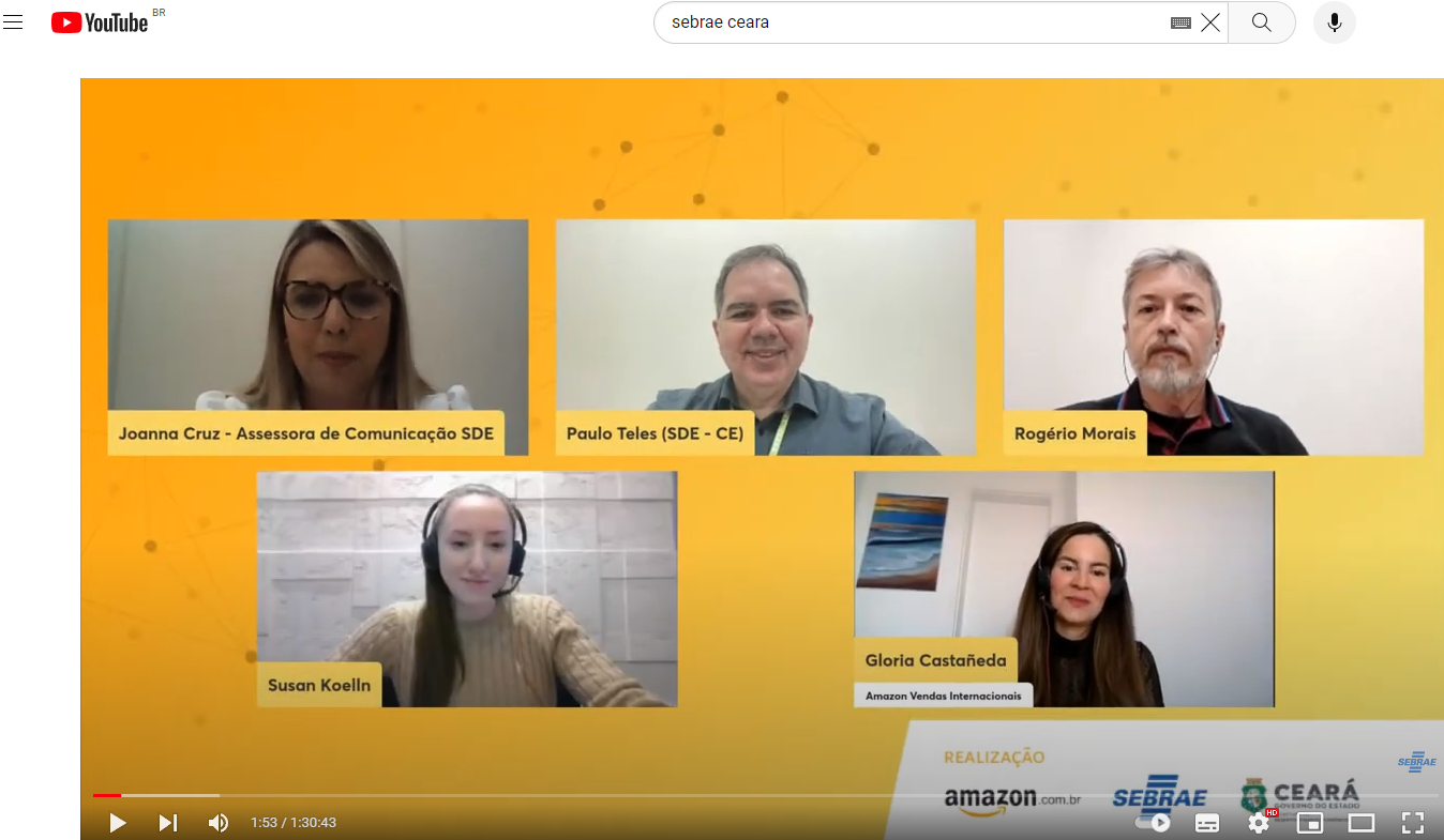 Governo do Ceará, por meio da SDE, Sebrae e Amazon promovem workshop para empreendedores cearenses