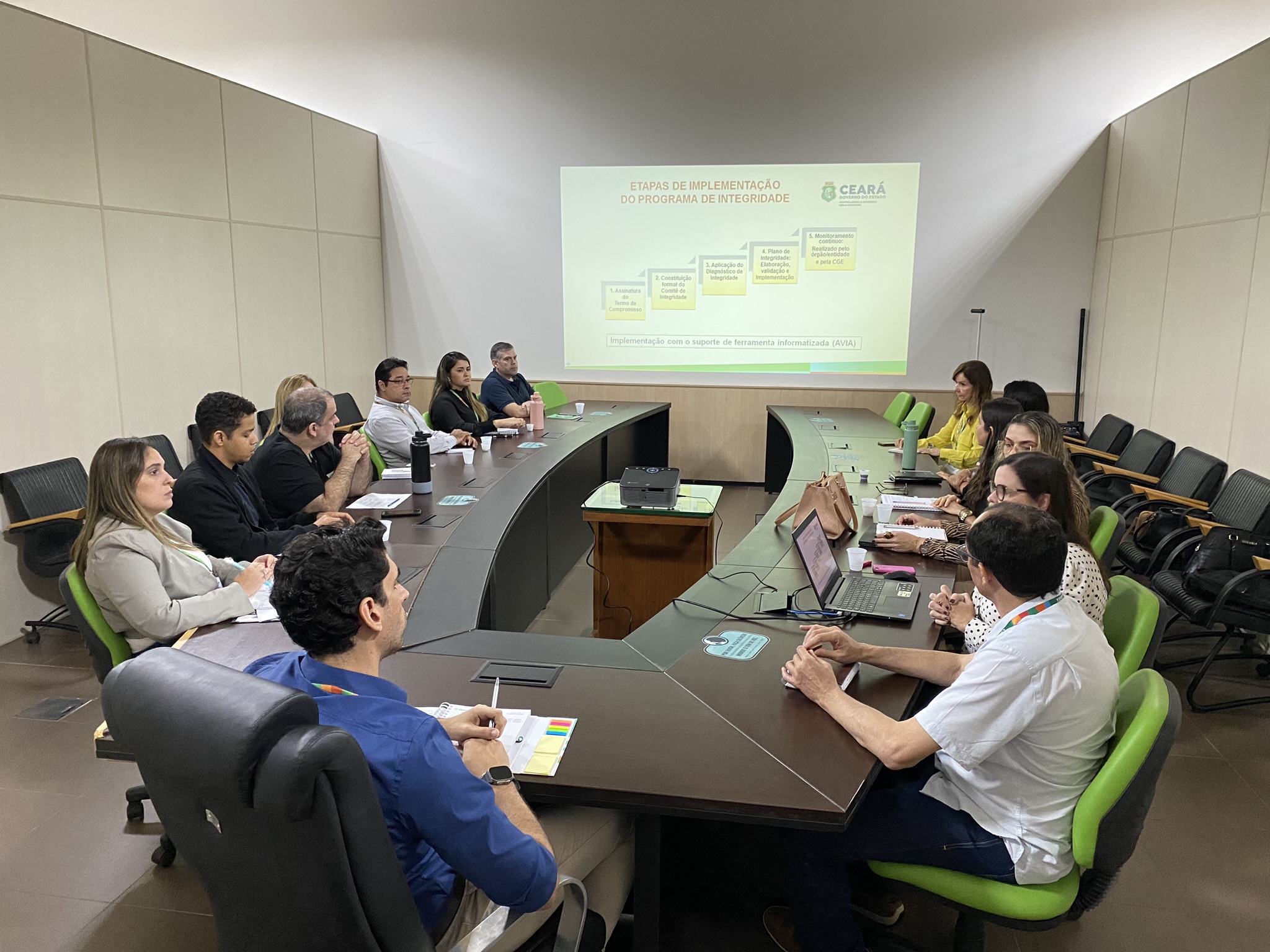 Secretaria do Desenvolvimento Econômico participa de reunião para implementação do Programa de Integridade da CGE