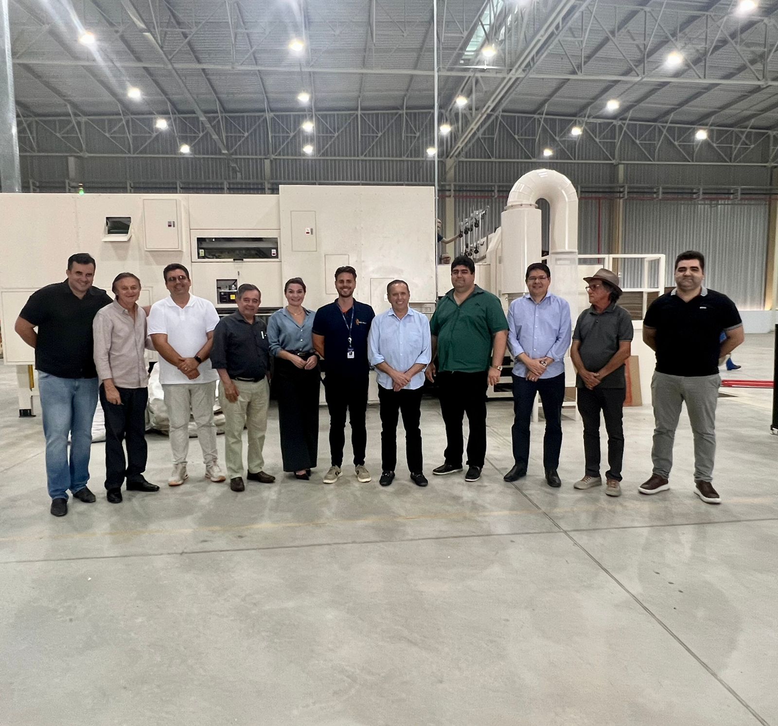 SDE visita indústria de embalagens em Quixeramobim que vai gerar mais emprego e renda para os cearenses