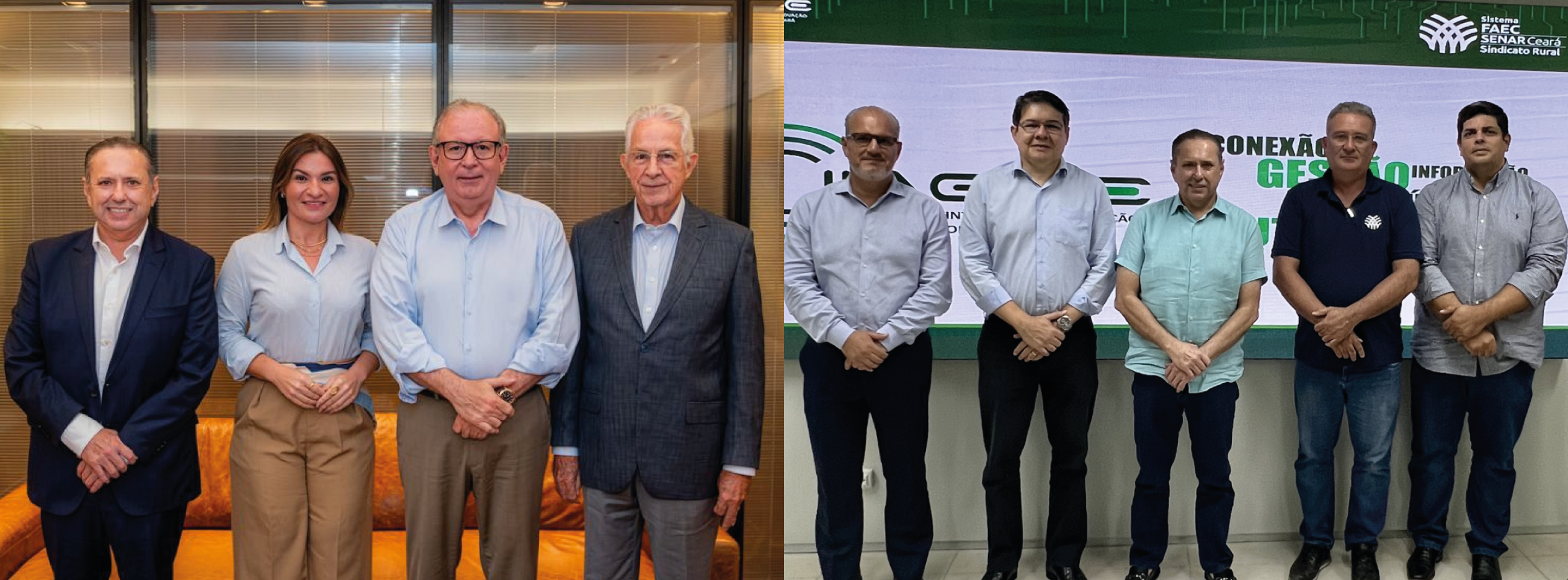 Secretário Domingos Filho realiza visitas institucionais à FAEC e FIEC para fortalecer parcerias em prol do desenvolvimento econômico do Ceará