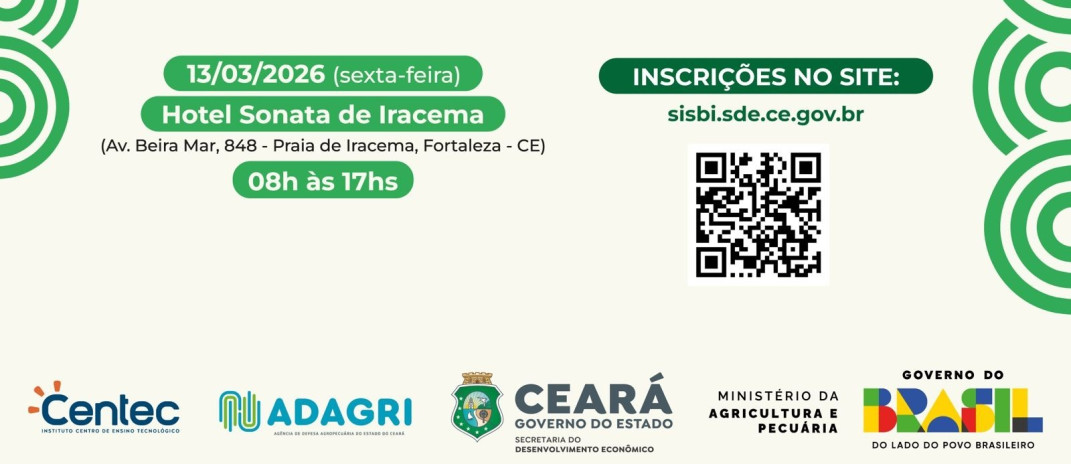 Sistema SDE/Adagri realiza o 1º Seminário sobre o SISBI com inscrições para prefeituras