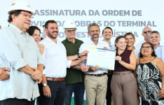 No Ceará, iniciadas obras do terminal logístico que ligará o Porto do Pecém à Transnordestina